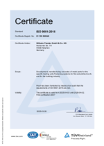  Zertifikat ISO 9001:2015 englisch