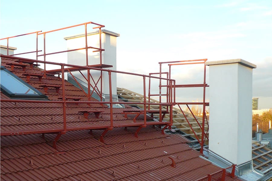 Laufanlage und Schneefang