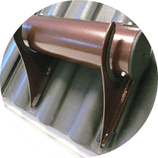 Schneefanghaken mit Aluminiumrohr